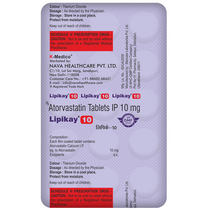 Lipikay 10 Tablet