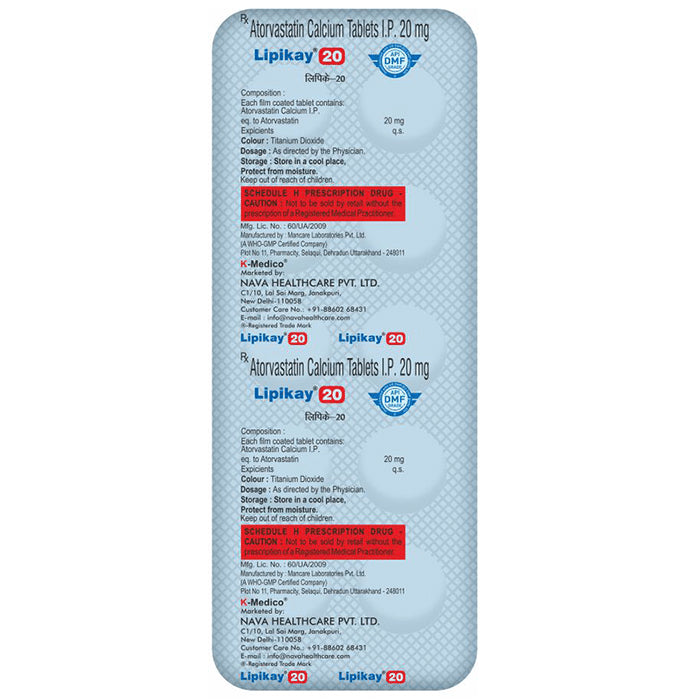 Lipikay 20 Tablet