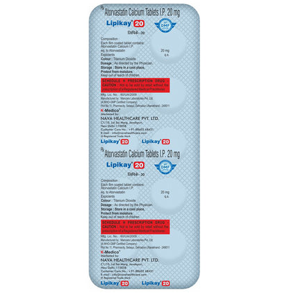 Lipikay 20 Tablet