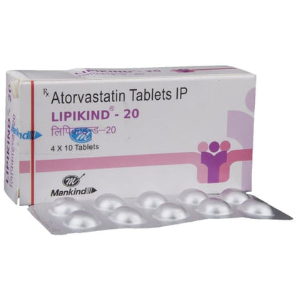 Lipikind 20 Tablet - Classic Derma