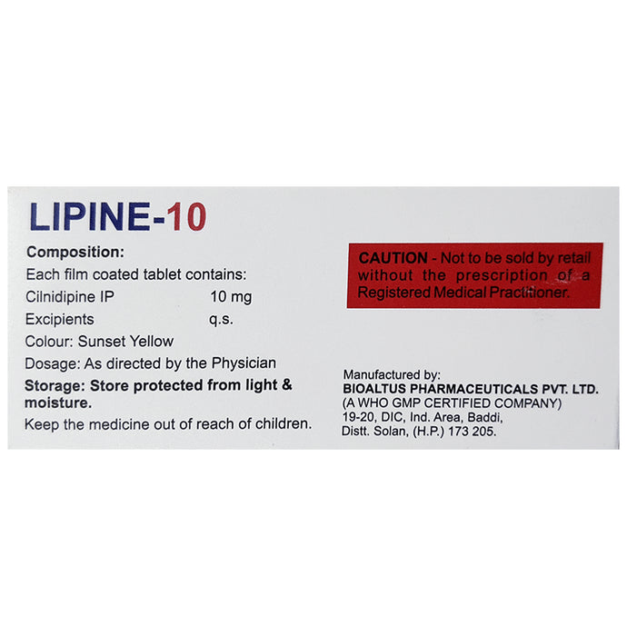 Lipine 10 Tablet