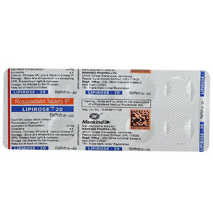 Lipirose 20 Tablet