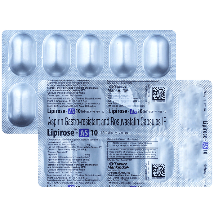 Lipirose-AS 10 Capsule - Classic Derma