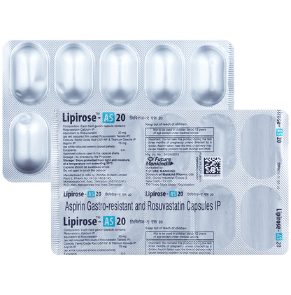 Lipirose-AS 20 Capsule - Classic Derma