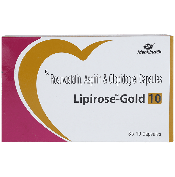 Lipirose-Gold 10 Capsule