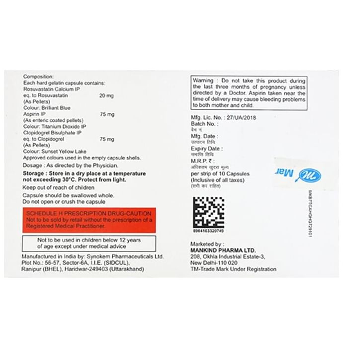 Lipirose-Gold 20 Capsule
