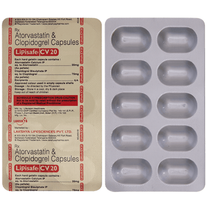Lipisafe CV 20 Capsule - Classic Derma