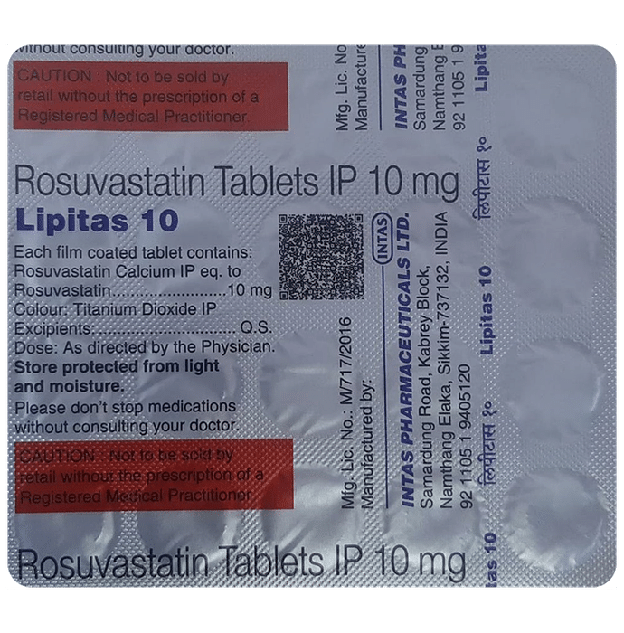 Lipitas 10 Tablet
