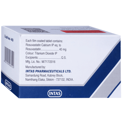 Lipitas 40mg Tablet