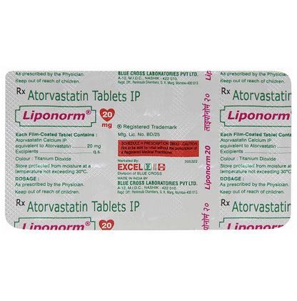 Liponorm 20mg Tablet
