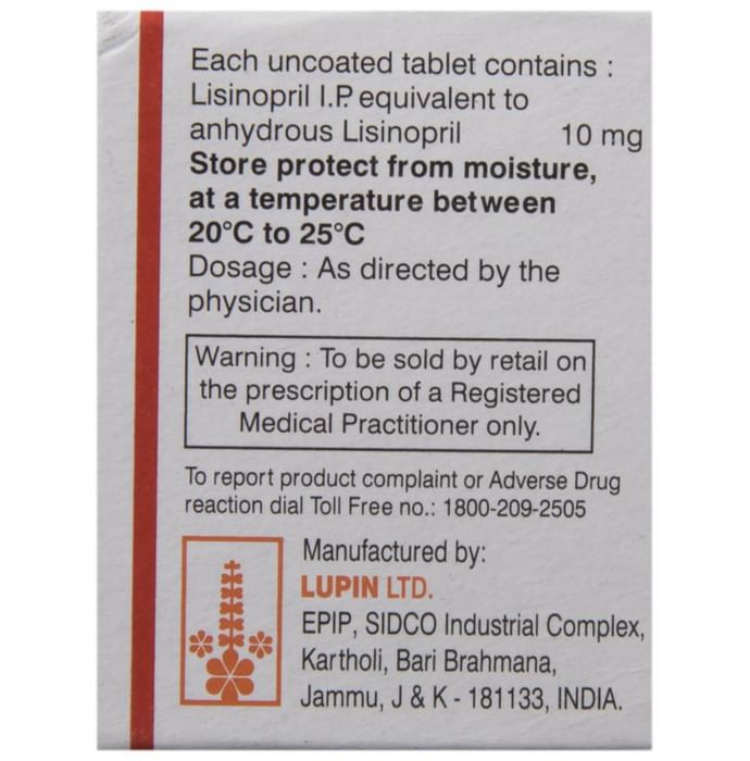 Lipril 10 Tablet