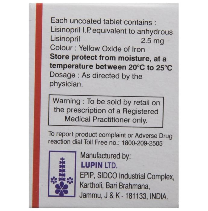 Lipril 2.5 Tablet