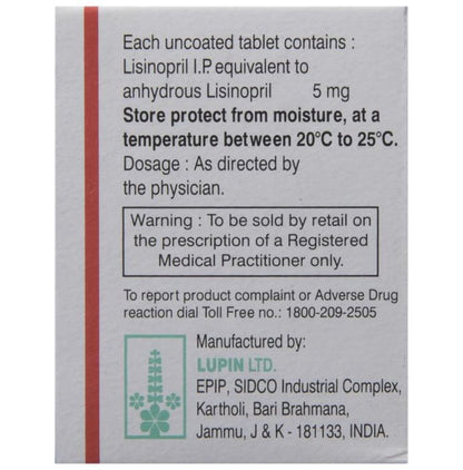 Lipril 5 Tablet