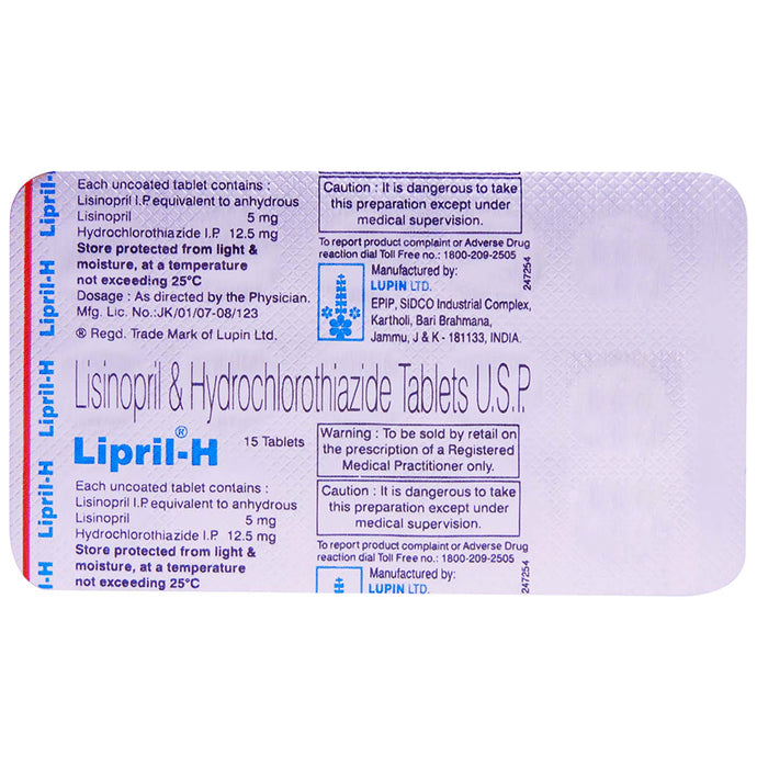 Lipril-H Tablet