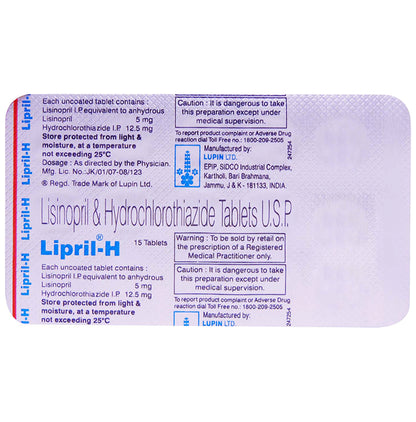 Lipril-H Tablet