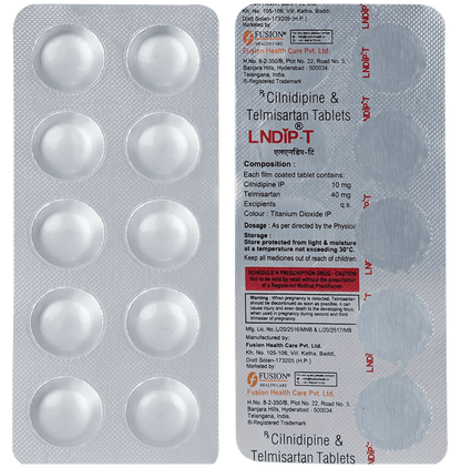 Lndip T 10mg/40mg Tablet - Classic Derma