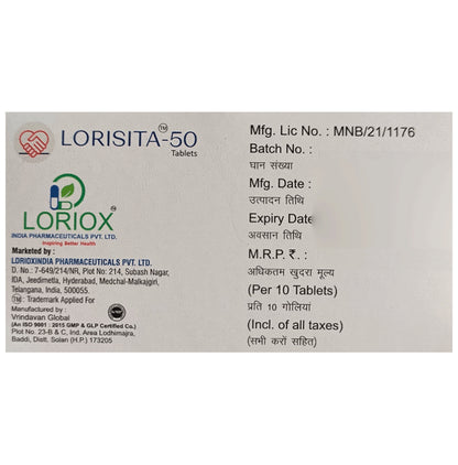 Lorisita 50 Tablet