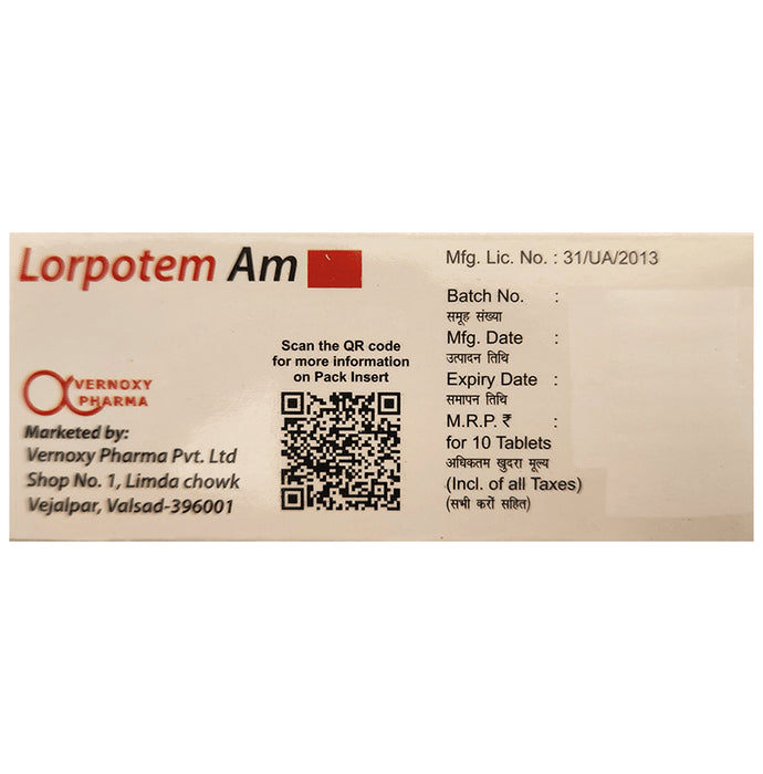 Lorpotem AM Tablet PR