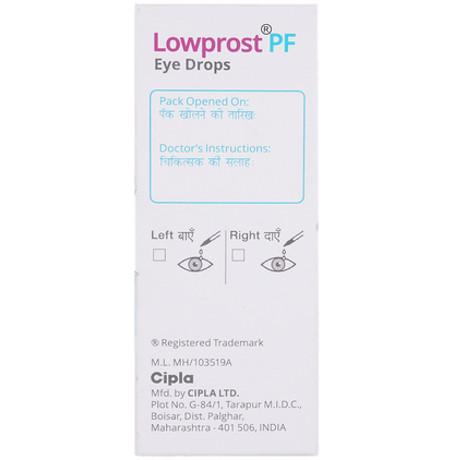 Lowprost PF 0.01% Eye Drop