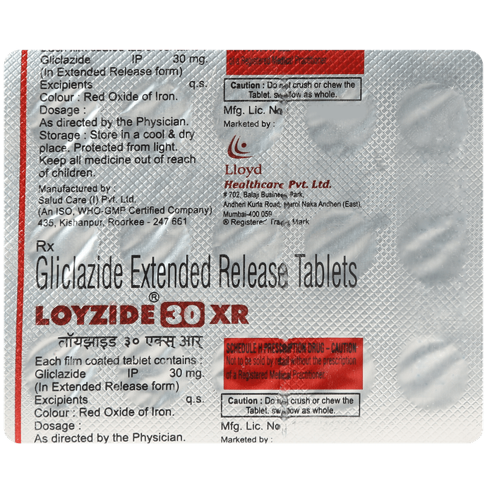 Loyzide 30mg Tablet XR