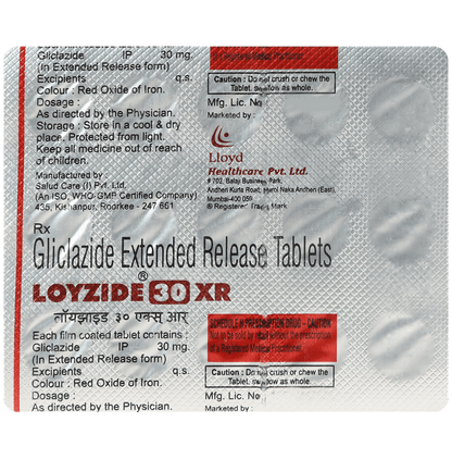 Loyzide 30mg Tablet XR