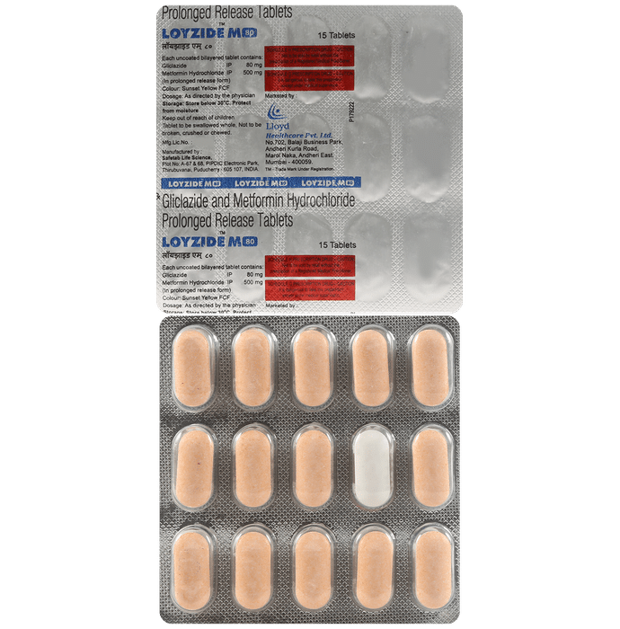 Loyzide M 80 Tablet PR - Classic Derma