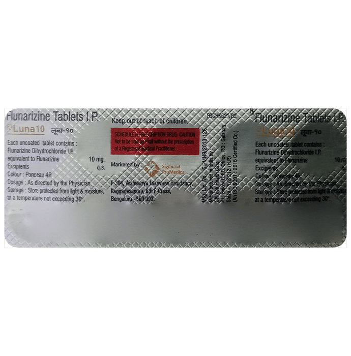 Luna 10mg Tablet - Classic Derma