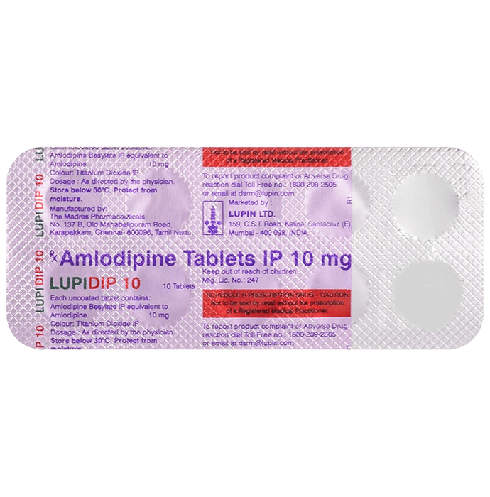 Lupidip 10mg Tablet