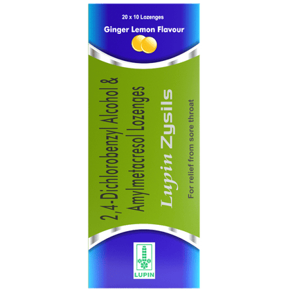 Lupin Zysils Lozenges Ginger Lemon - Classic Derma