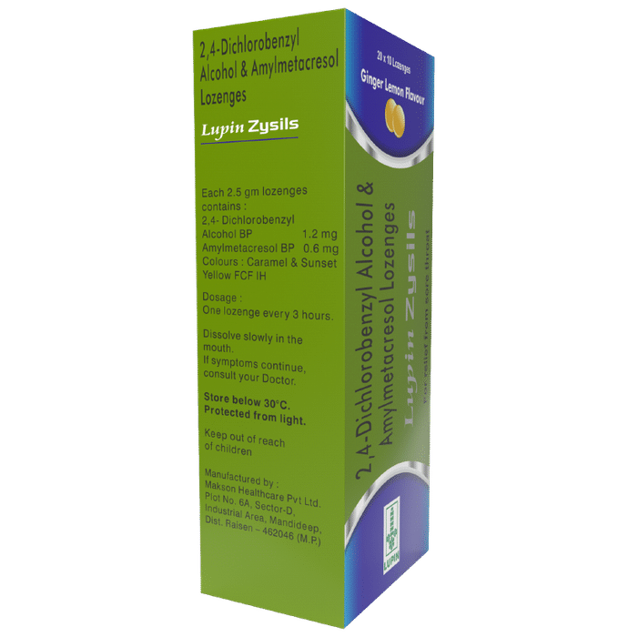 Lupin Zysils Lozenges Ginger Lemon