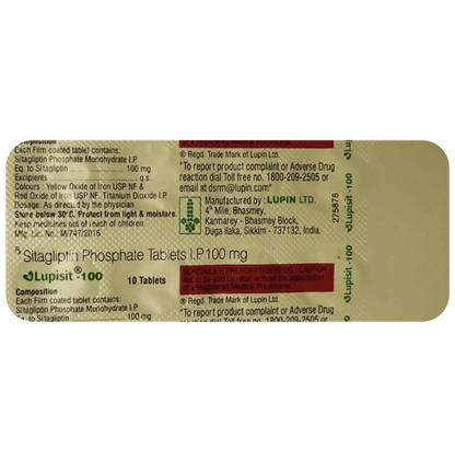 Lupisit 100mg Tablet - Classic Derma