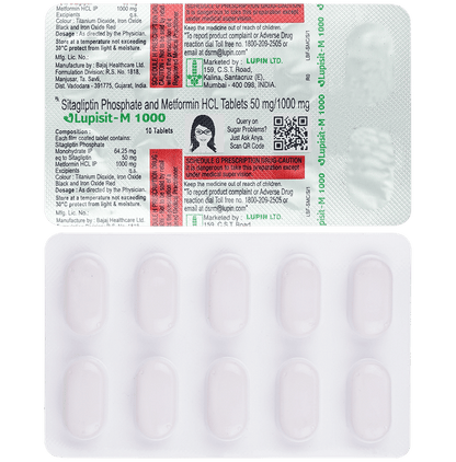 Lupisit M 50mg/1000mg Tablet - Classic Derma
