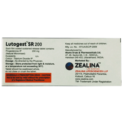 Lutogest SR 200 Tablet