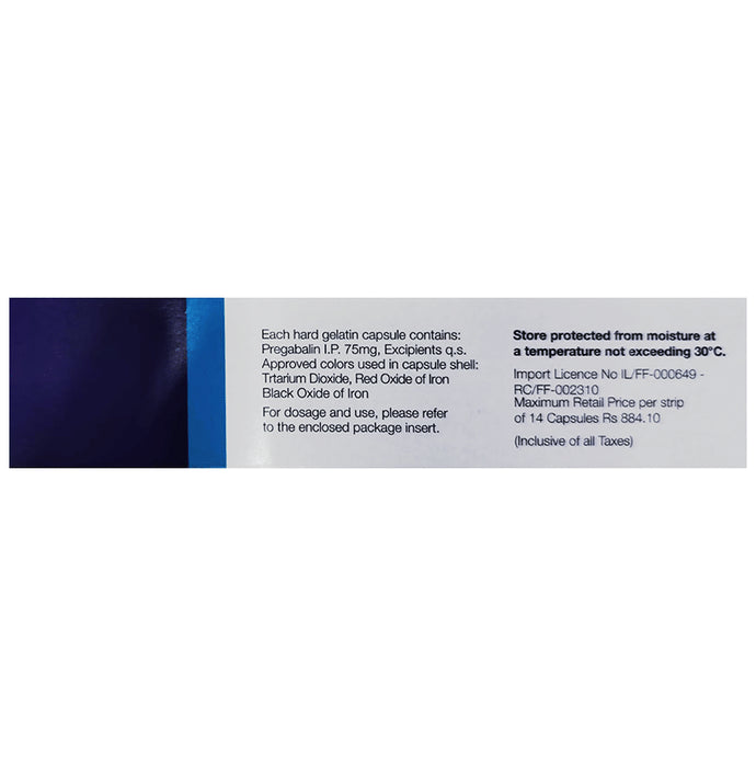 Lyrica 75mg Capsule