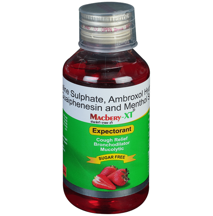 Macbery-XT Expectorant Sugar Free - Classic Derma