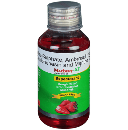 Macbery-XT Expectorant Sugar Free - Classic Derma
