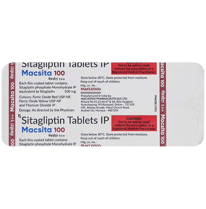 Macsita 100mg Tablet