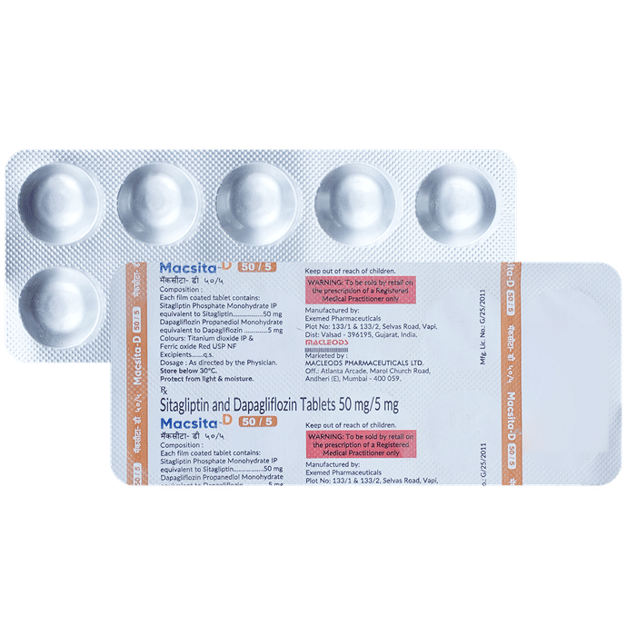 Macsita-D 50/5 Tablet - Classic Derma