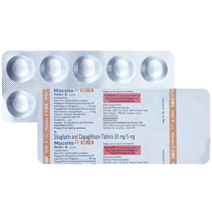 Macsita-D 50/5 Tablet - Classic Derma