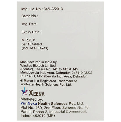 Matce VG 0.2/1 Tablet SR