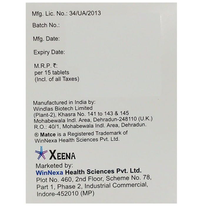 Matce VG 0.2/2 Tablet SR