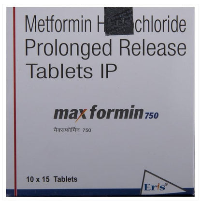 Maxformin 750 Tablet PR - Classic Derma