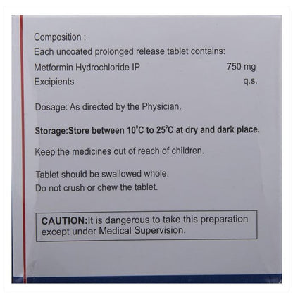 Maxformin 750 Tablet PR