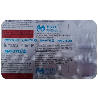 Mayutel 40 Tablet - Classic Derma