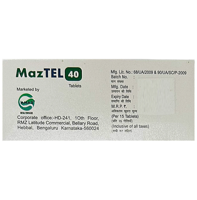 Maztel 40 Tablet