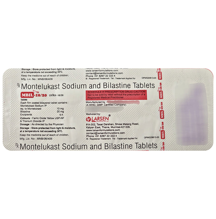 Mbil 10/20 Tablet