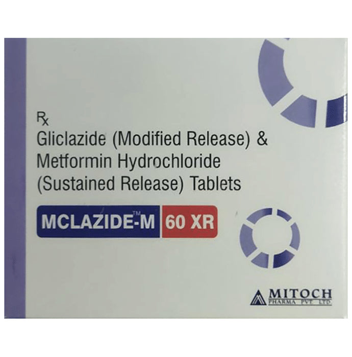 Mclazide-M 60 XR Tablet - Classic Derma