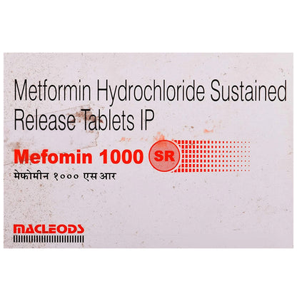 Mefomin 1000 SR Tablet - Classic Derma