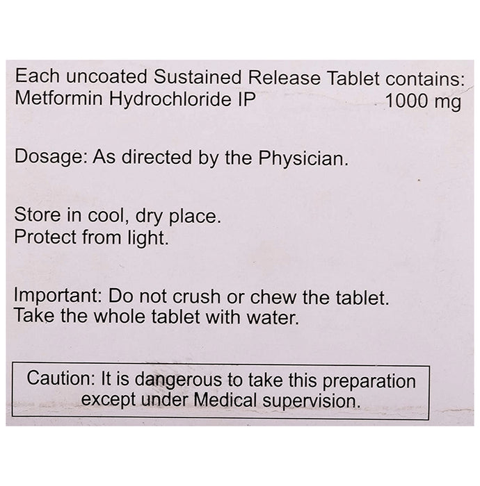 Mefomin 1000 SR Tablet