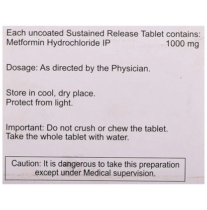 Mefomin 1000 SR Tablet